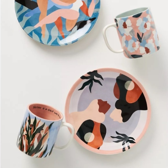 Anthropologie Maggie Stephenson Happiness Blooms Mug - Picture 5 of 12